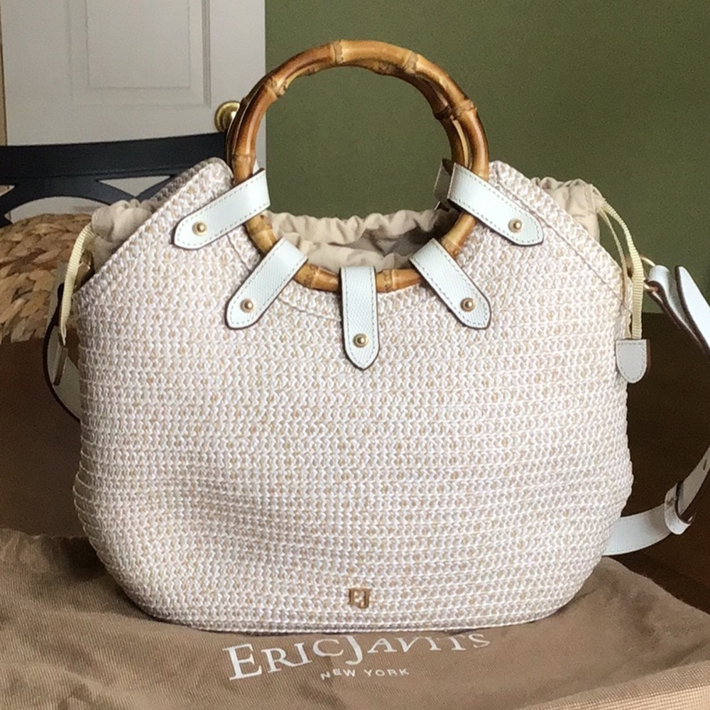 Eric Javits My Way Straw Bag